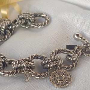 LERITZ chunky Bracelet, High end Spanish costume jewelry design. circa 1980s